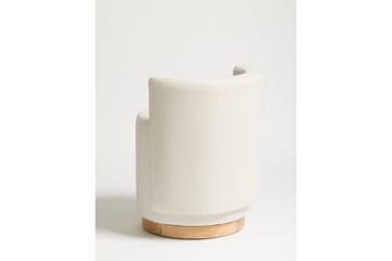 Kelran Fotpall 45 cm - Krem - Møbler - Stoler - Krakk - Fotskammel