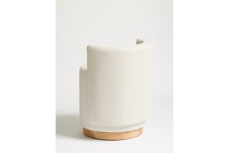 Kelran Fotpall 45 cm - Krem - Møbler - Stoler - Krakk - Fotskammel