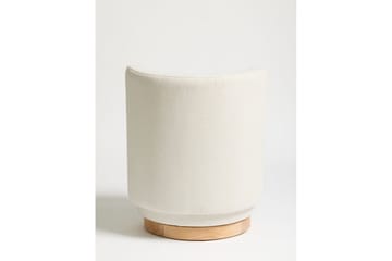 Kelran Fotpall 45 cm - Krem - Møbler - Stoler - Krakk - Fotskammel