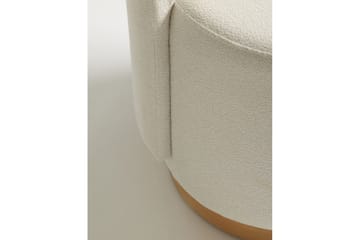 Kelran Fotpall 45 cm - Krem - Møbler - Stoler - Krakk - Fotskammel