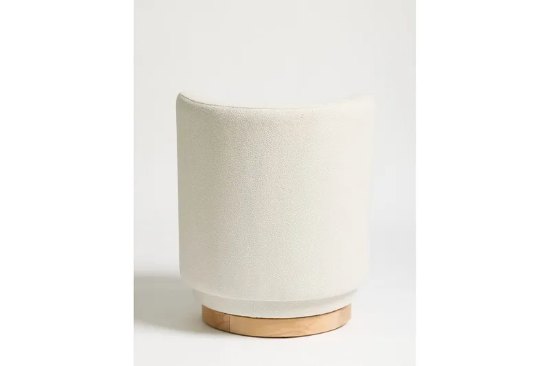 Kelran Fotpall 45 cm - Krem - Møbler - Stoler - Krakk - Fotskammel