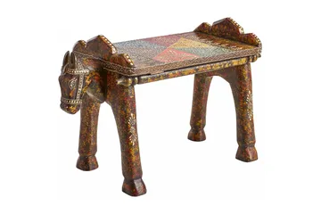 Lasarte Krakk 58 cm - Brun - Møbler - Stoler - Krakk