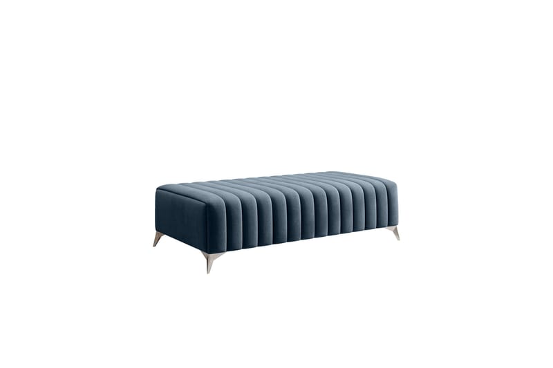 Laurece Fotskammel 132 cm - Blå - Møbler - Stoler - Krakk - Fotskammel
