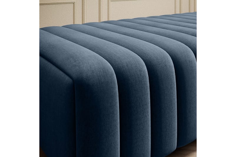 Laurece Fotskammel 132 cm - Blå - Møbler - Stoler - Krakk - Fotskammel