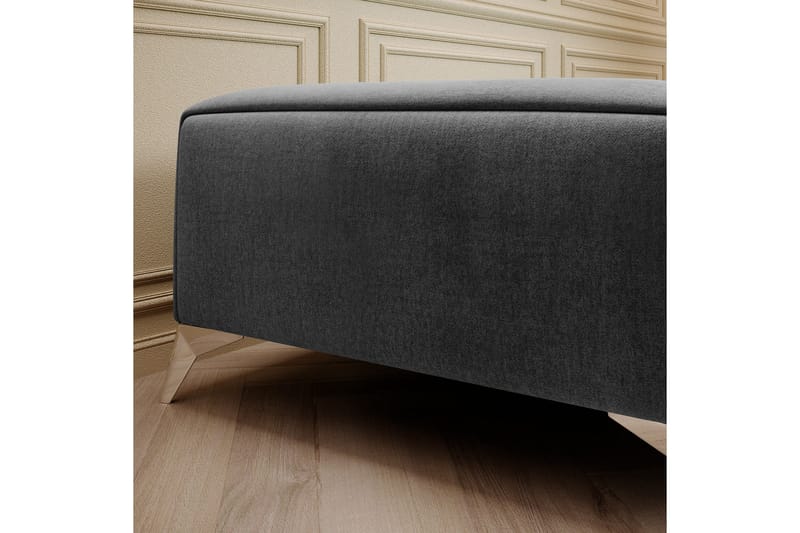 Laurece Fotskammel 132 cm - Grå - Møbler - Stoler - Krakk - Fotskammel