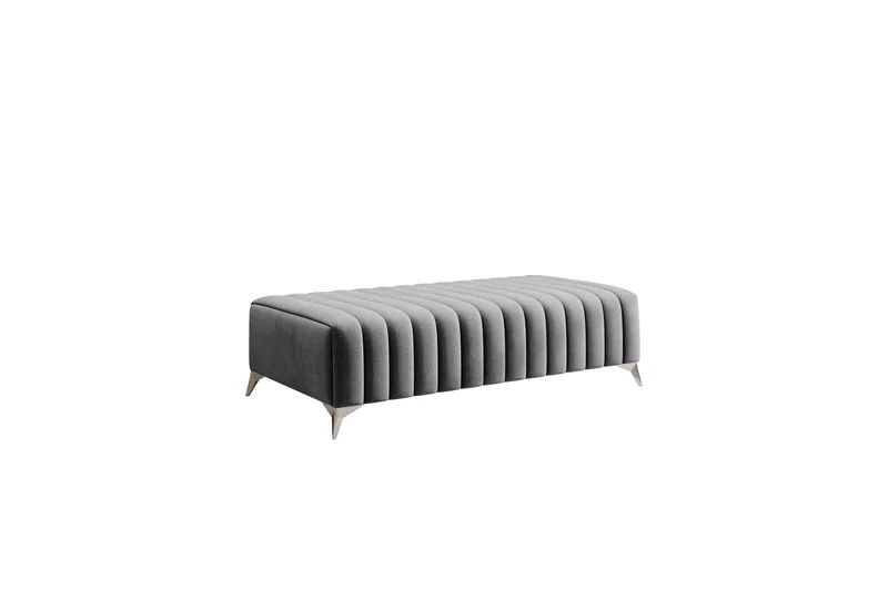 Laurece Fotskammel 132 cm - Grå - Møbler - Stoler - Krakk - Fotskammel