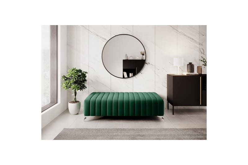 Laurece Fotskammel 132 cm - Grønn - Møbler - Stoler - Krakk - Fotskammel