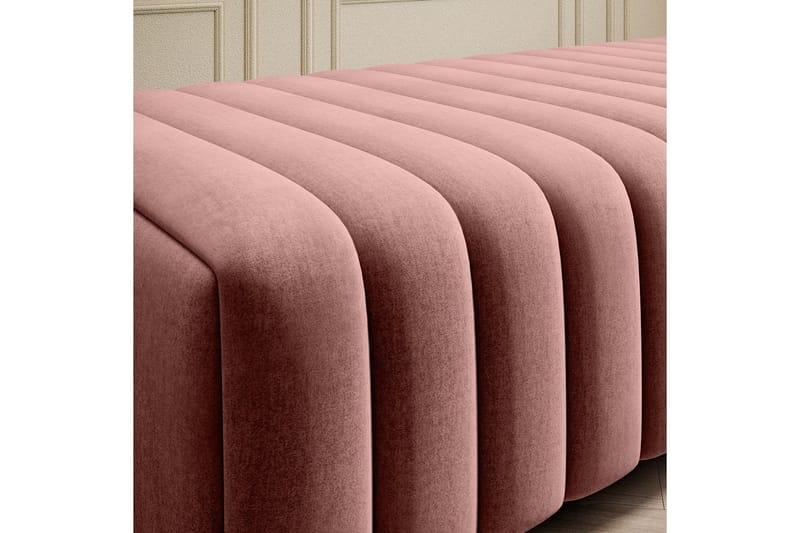 Laurece Fotskammel 132 cm - Rosa - Møbler - Stoler - Krakk - Fotskammel