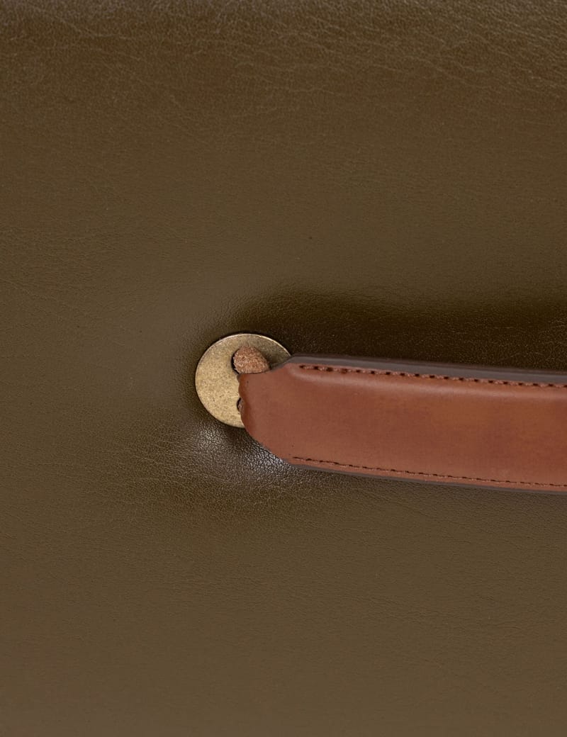 Lenira Sittepuff 43 cm - Khaki - Møbler - Stoler - Krakk - Puff