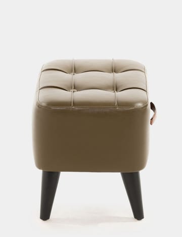 Lenira Sittepuff 43 cm - Khaki - Møbler - Stoler - Krakk - Puff