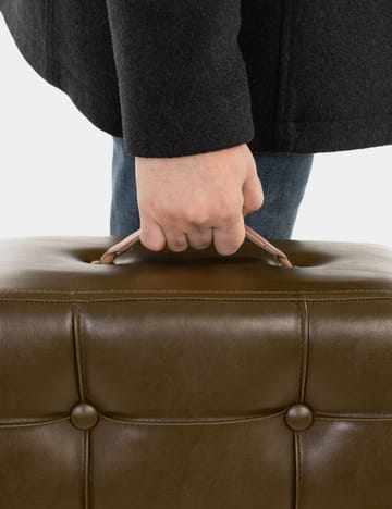 Lenira Sittepuff 43 cm - Khaki - Møbler - Stoler - Krakk - Puff