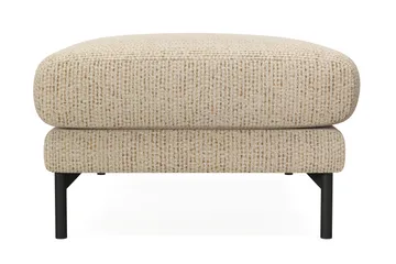 Menard Premium Fodskammel i Chenille - Beige - Møbler - Stoler - Krakk - Fotskammel