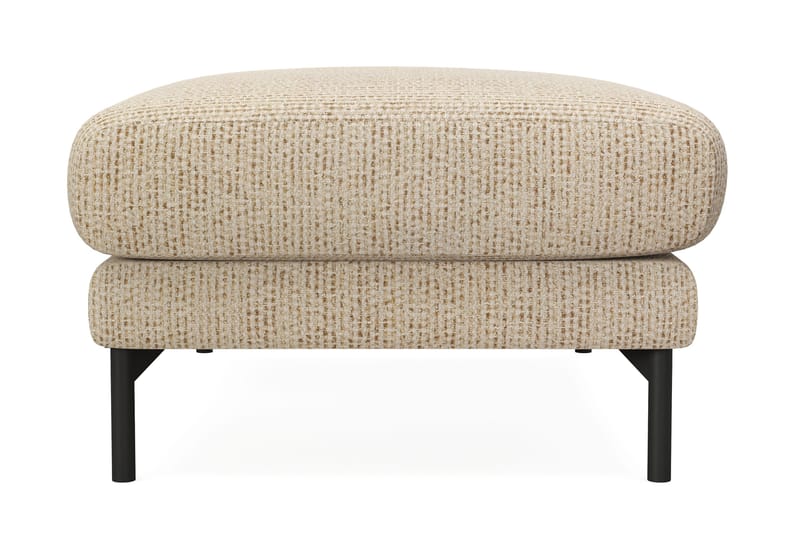 Menard Premium Fodskammel i Chenille - Beige - Møbler - Stoler - Krakk - Fotskammel