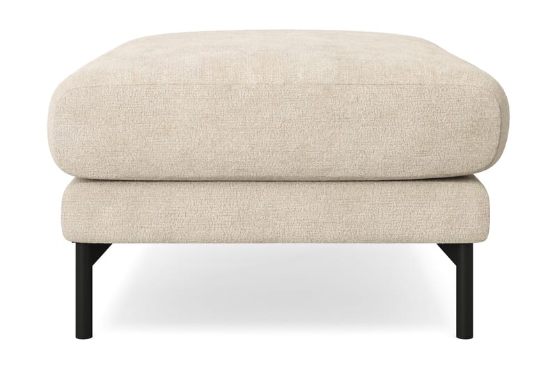 Menard Premium Fodskammel i Chenille - Beige - Møbler - Stoler - Krakk - Fotskammel