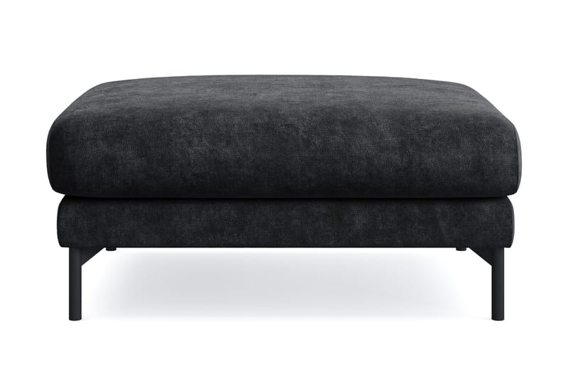 Menard Premium fotskammel i chenille, Svart