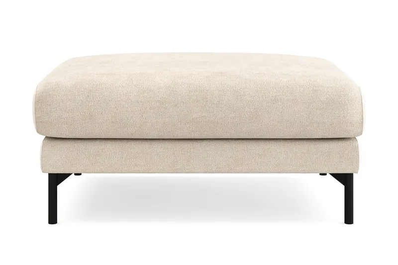 Menard Premium Fodskammel i Chenille, Beige