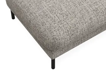 Menard Premium Fodskammel i Chenille - Grå - Møbler - Stoler - Krakk - Fotskammel