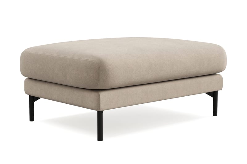 Menard Premium fotskammel i stoff - Beige - Møbler - Stoler - Krakk - Fotskammel