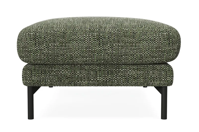 Menard Premium Fodskammel i Chenille - Grøn - Møbler - Stoler - Krakk - Fotskammel