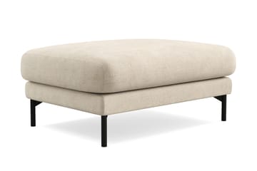 Menard Premium Fodskammel i Chenille - Beige - Møbler - Stoler - Krakk - Fotskammel