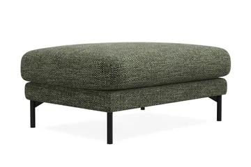 Menard Premium Fodskammel i Chenille - Grøn - Møbler - Stoler - Krakk - Fotskammel