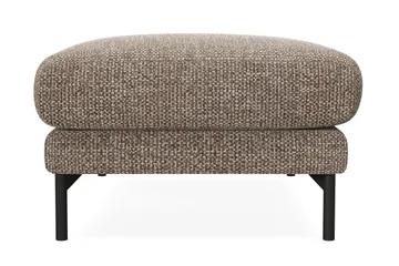 Menard Premium Fodskammel i Chenille - Brun - Møbler - Stoler - Krakk - Fotskammel