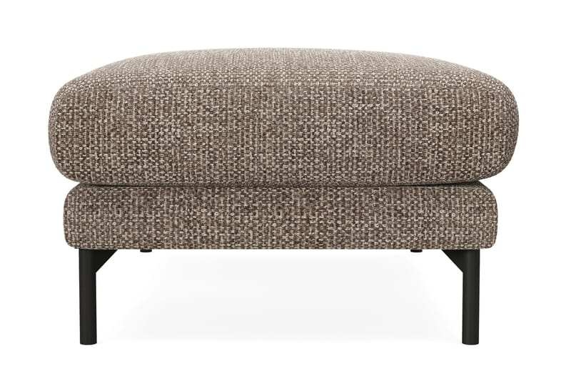 Menard Premium Fodskammel i Chenille - Brun - Møbler - Stoler - Krakk - Fotskammel