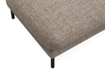 Menard Premium Fodskammel i Chenille - Brun - Møbler - Stoler - Krakk - Fotskammel