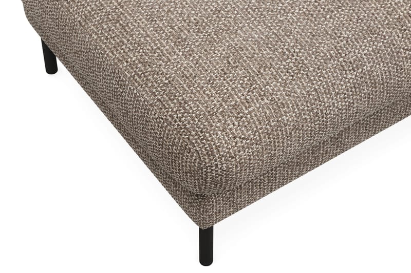 Menard Premium Fodskammel i Chenille - Brun - Møbler - Stoler - Krakk - Fotskammel
