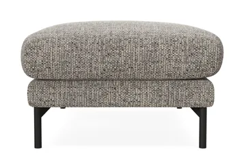 Menard Premium Fodskammel i Chenille - Grå - Møbler - Stoler - Krakk - Fotskammel