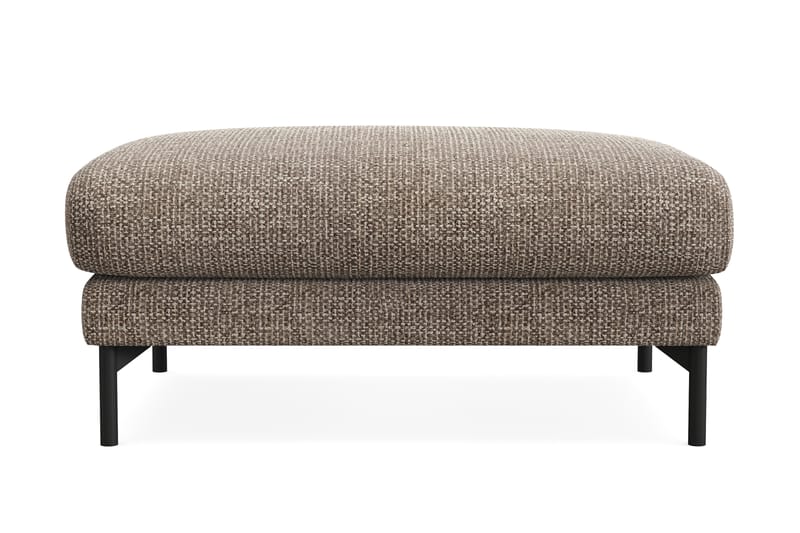 Menard Premium Fodskammel i Chenille - Brun - Møbler - Stoler - Krakk - Fotskammel