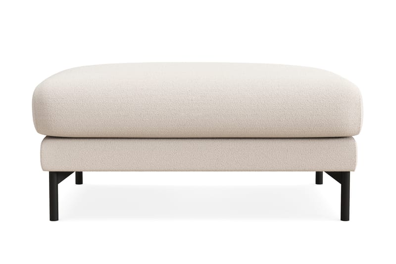 Menard Premium Fodskammel i Bouclé - Lys Beige - Møbler - Stoler - Krakk - Fotskammel