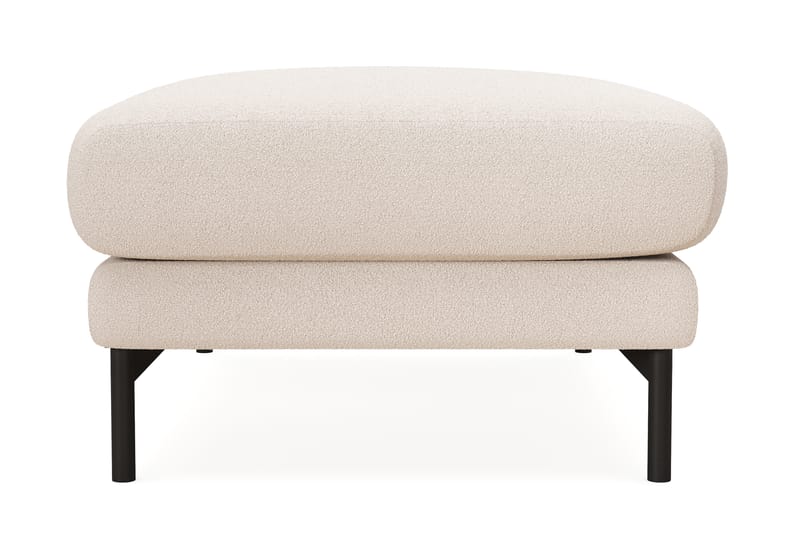 Menard Premium Fodskammel i Bouclé - Lys Beige - Møbler - Stoler - Krakk - Fotskammel