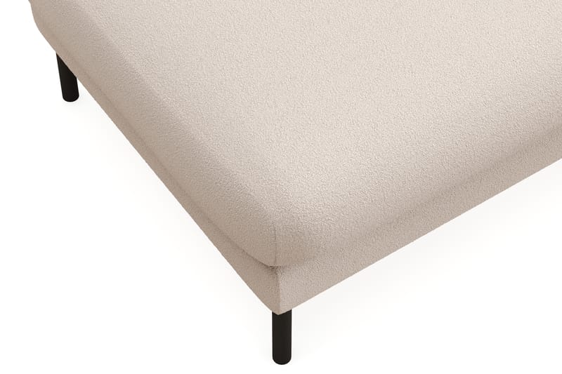 Menard Premium Fodskammel i Bouclé - Lys Beige - Møbler - Stoler - Krakk - Fotskammel