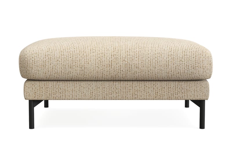 Menard Premium Fodskammel i Chenille - Beige - Møbler - Stoler - Krakk - Fotskammel