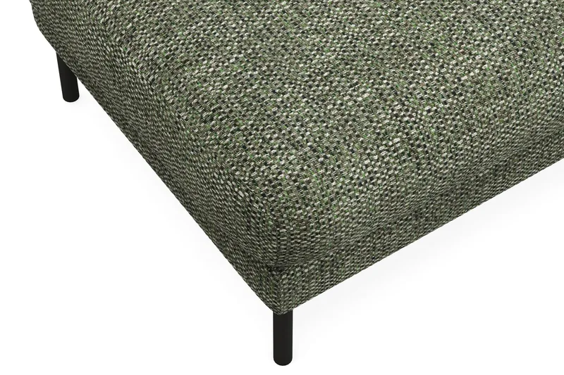 Menard Premium Fodskammel i Chenille - Grøn - Møbler - Stoler - Krakk - Fotskammel