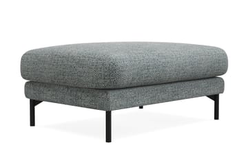Menard Premium Fodskammel i Chenille - Grå/Blå - Møbler - Stoler - Krakk - Fotskammel