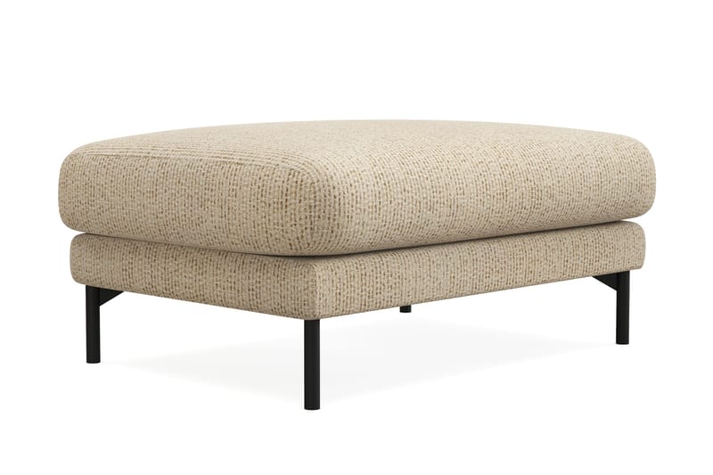Menard Premium Fodskammel i Chenille - Beige - Møbler - Stoler - Krakk - Fotskammel