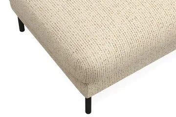 Menard Premium Fodskammel i Chenille - Beige - Møbler - Stoler - Krakk - Fotskammel