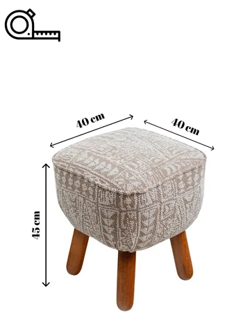 Merabe sittepuff 40 cm - Beige - Møbler - Stoler - Krakk - Puff