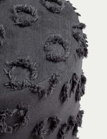 Meric sittepuff 40 cm rund - Antrasitt - Møbler - Stoler - Krakk - Puff