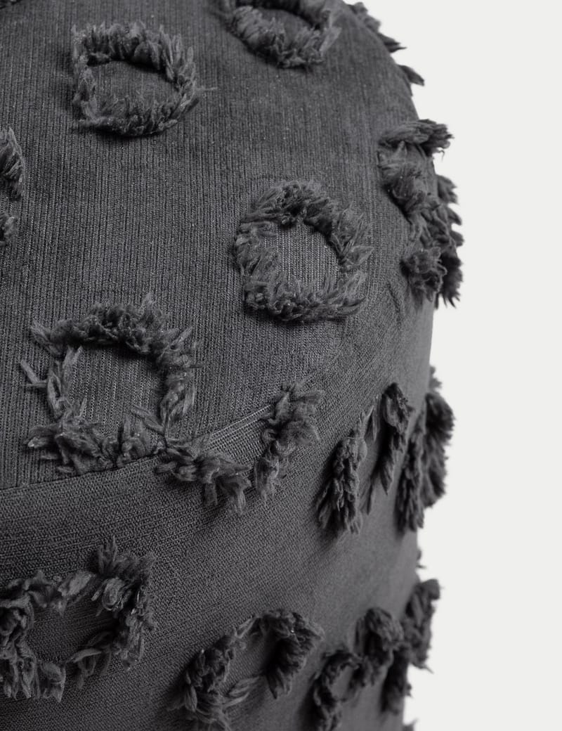 Meric sittepuff 40 cm rund - Antrasitt - Møbler - Stoler - Krakk - Puff