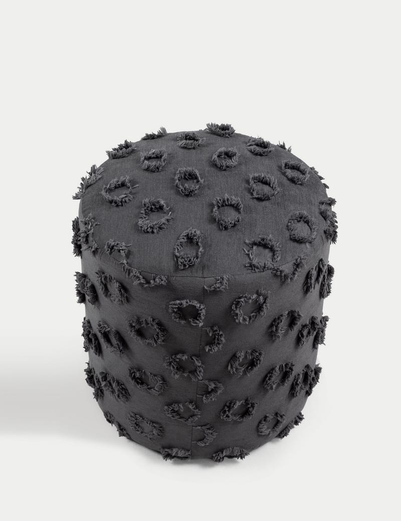 Meric sittepuff 40 cm rund - Antrasitt - Møbler - Stoler - Krakk - Puff