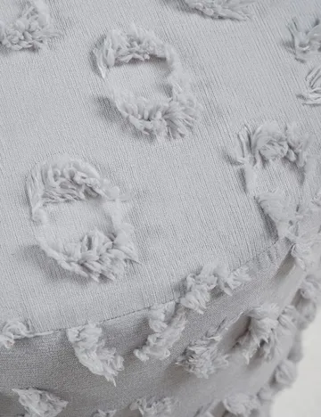 Meric sittepuff 40 cm rund - Grå - Møbler - Stoler - Krakk - Puff