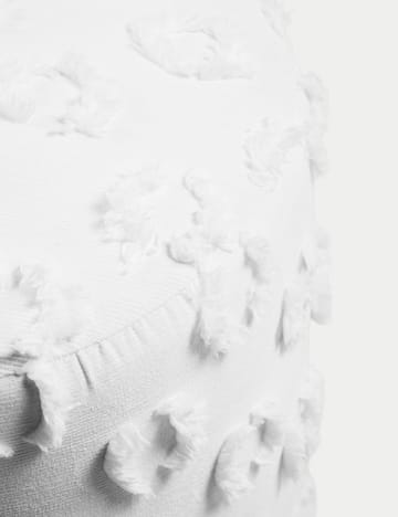 Meric sittepuff 40 cm rund - Hvit - Møbler - Stoler - Krakk - Puff