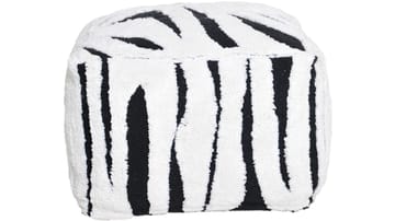 Mirello puff 50 cm - Hvit/svart - Møbler - Stoler - Krakk - Puff