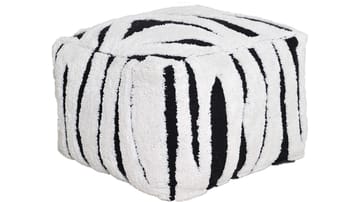 Mirello puff 50 cm - Hvit/svart - Møbler - Stoler - Krakk - Puff