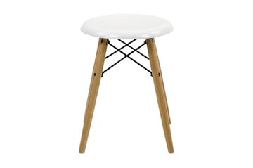 Moira Pall 34 Hvit/Natur - Beige|Hvit - Møbler - Stoler - Krakk