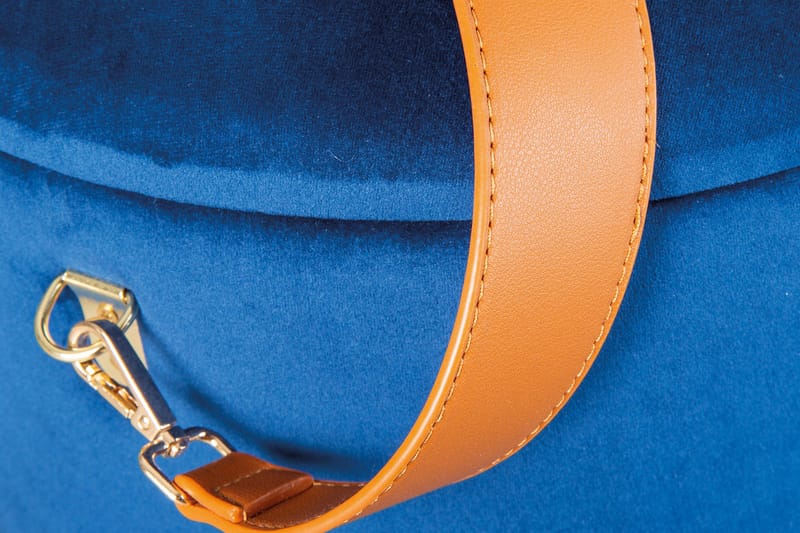 Nakisha Krakk - Blå - Møbler - Stoler - Krakk