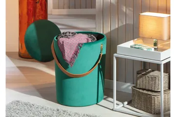 Nakisha Krakk - Grønn - Møbler - Stoler - Krakk